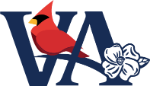 Asul na Logo ng Virginia Cardinal